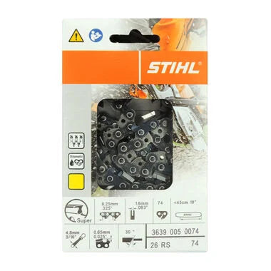 Stihl Rapid Super 18-inch Chainsaw Chain with .325 Pitch for Superior Cutting Power