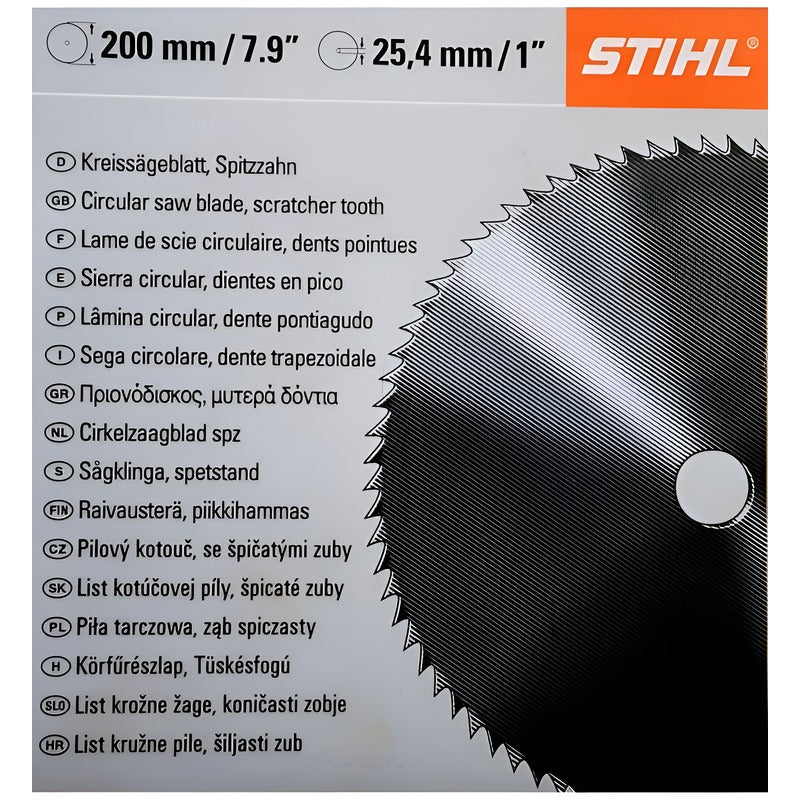 Stihl 4112 713 4201 grinding disc with sharp teeth, 1 piece