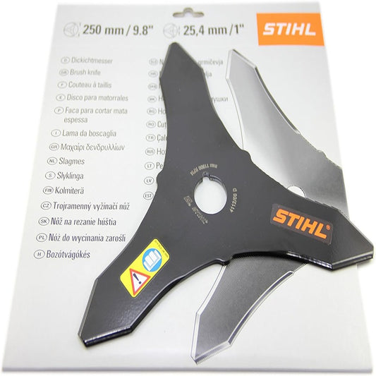 Stihl 1-inch Steel Blade for Brush Knives, High Precision Cutting Tool