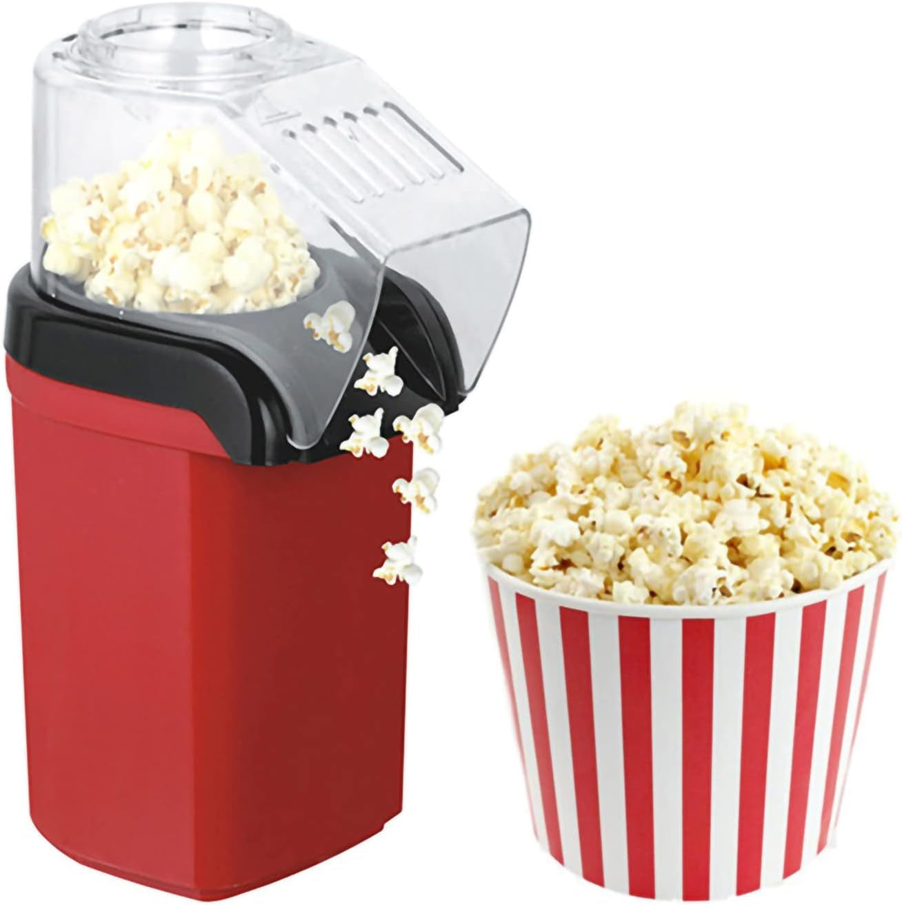 Mini Air Popcorn Popper – Fast, Oil-Free Maker for Healthy Popcorn in Just 3 Minutes