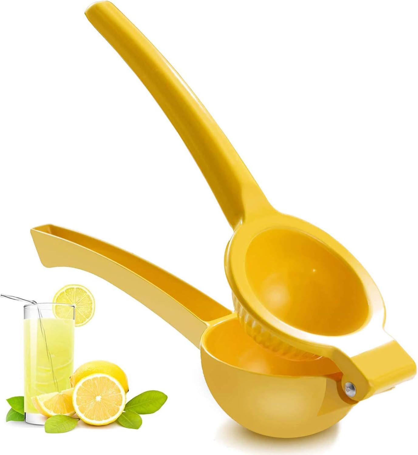 Metal Citrus Juicer – Manual Lemon and Lime Squeezer for Maximum Juice Extraction