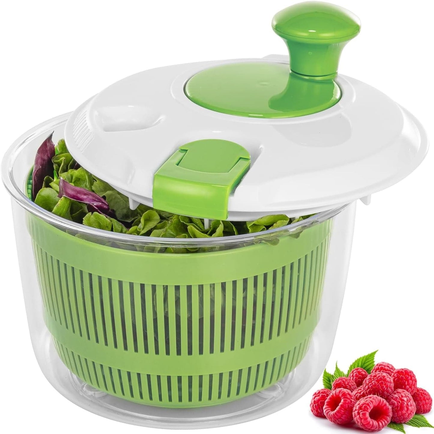 Salad Spinner and Vegetable Washer – Efficiently Wash and Dry Greens with Bowl and Mesh Basket